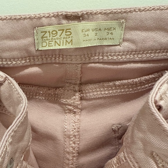 Zara pink skinny jeans stretch 2 - Picture 5 of 5